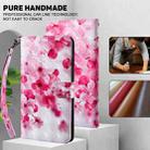 For Samsung Galaxy S24 FE 5G 3D Painted Leather Phone Case(Red Flower) - 2