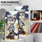 For Samsung Galaxy A16 5G 3D Painted Leather Phone Case(Naughty Cat) - 2
