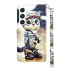 For Samsung Galaxy A16 5G 3D Painted Leather Phone Case(Naughty Cat) - 3
