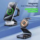 DUZZONA W21 Qi2 15W 3 in 1 Magnetic Wireless Charger Stand(Black) - 2