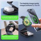 DUZZONA W21 Qi2 15W 3 in 1 Magnetic Wireless Charger Stand(Black) - 3