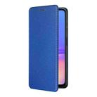 For Samsung Galaxy A06 Carbon Fiber Texture Flip Leather Phone Case(Blue) - 2