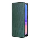 For Samsung Galaxy A06 Carbon Fiber Texture Flip Leather Phone Case(Green) - 2