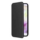 For Samsung Galaxy A36 Carbon Fiber Texture Flip Leather Phone Case(Black) - 2