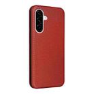 For Samsung Galaxy A56 5G Carbon Fiber Texture Flip Leather Phone Case(Brown) - 3