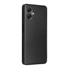 For Samsung Galaxy A07 4G Carbon Fiber Texture Flip Leather Phone Case(Black) - 3