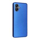 For Samsung Galaxy A07 4G Carbon Fiber Texture Flip Leather Phone Case(Blue) - 3
