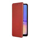 For Samsung Galaxy A07 4G Carbon Fiber Texture Flip Leather Phone Case(Brown) - 2