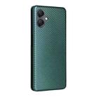 For Samsung Galaxy A07 4G Carbon Fiber Texture Flip Leather Phone Case(Green) - 3