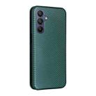 For Samsung Galaxy A17 5G Carbon Fiber Texture Flip Leather Phone Case(Green) - 3