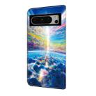 For Google Pixel 9 Pro XL Crystal Painted Leather Phone case(Colorful Sky) - 3