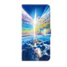 For iPhone 16 Pro Max Crystal Painted Leather Phone case(Colorful Sky) - 3