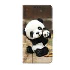 For iPhone 16 Pro Max Crystal Painted Leather Phone case(Panda) - 3