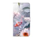 For iPhone 16 Pro Crystal Painted Leather Phone case(Koi) - 3