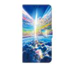 For iPhone 16 Pro Crystal Painted Leather Phone case(Colorful Sky) - 3