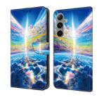 For Samsung Galaxy S24 FE 5G Crystal Painted Leather Phone case(Colorful Sky) - 1