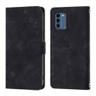 For Nokia C300 Skin Feel Embossed Leather Phone Case(Black) - 3