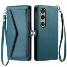 For Sony Xperia 1 VI Wallet Multi-card Slot Leather Phone Case with Lanyard(Green) - 1