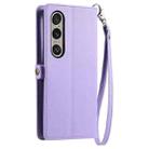 For Sony Xperia 1 VII Wallet Multi-card Slot Leather Phone Case with Lanyard(Purple) - 3