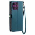 For Motorola Edge 60 Pro Wallet Multi-card Slot Leather Phone Case with Lanyard(Green) - 3
