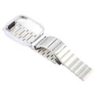 For Redmi Watch 3 Lite Frame Integrated One-bead Stainless Steel Watch Band(Silver) - 2