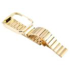 For Redmi Watch 3 Lite Frame Integrated One-bead Stainless Steel Watch Band(Gold) - 2