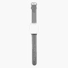 For Redmi Watch 3 Lite Metal Frame Integrated Genuine Leather Watch Band(Grey) - 2