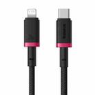 Baseus Dura Series USB-C / Type-C to 8 Pin 20W Fast Charging Cable, Length:2m(Red Black) - 1