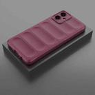 For Samsung Galaxy A06 4G Magic Shield TPU + Flannel Phone Case(Wine Red) - 2