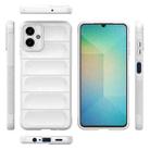 For Samsung Galaxy A06 4G Magic Shield TPU + Flannel Phone Case(White) - 3