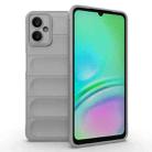 For Samsung Galaxy A06 5G Magic Shield TPU + Flannel Phone Case(Grey) - 1