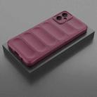For Samsung Galaxy A06 5G Magic Shield TPU + Flannel Phone Case(Wine Red) - 2