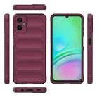 For Samsung Galaxy A06 5G Magic Shield TPU + Flannel Phone Case(Wine Red) - 3