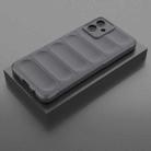 For Samsung Galaxy A07 4G Magic Shield TPU + Flannel Phone Case(Dark Grey) - 2