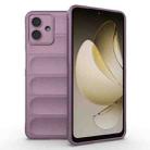 For Samsung Galaxy A07 4G Magic Shield TPU + Flannel Phone Case(Purple) - 1