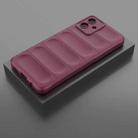 For Samsung Galaxy A07 4G Magic Shield TPU + Flannel Phone Case(Wine Red) - 2
