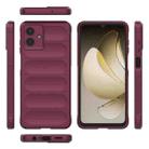 For Samsung Galaxy A07 4G Magic Shield TPU + Flannel Phone Case(Wine Red) - 3