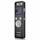 ZD43B Omnidirectional Dual Mic Smart Noise Reduction Voice Recorder, Memory:64GB(Black) - 1