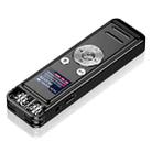 ZD43B Omnidirectional Dual Mic Smart Noise Reduction Voice Recorder, Memory:64GB(Black) - 2