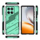 For Motorola Edge 60 Fusion 5G Global Punk Armor 2 in 1 PC + TPU Phone Case with Holder(Green) - 3