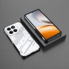 For Motorola Edge 60 Fusion 5G Global Punk Armor 2 in 1 PC + TPU Phone Case with Holder(White) - 2