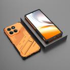 For Motorola Edge 60 Fusion 5G Global Punk Armor 2 in 1 PC + TPU Phone Case with Holder(Orange) - 2