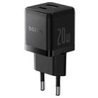 Baseus PD20W USB, USB-C / Type-C Fast Charger, Plug Type:EU Plug(Black) - 1