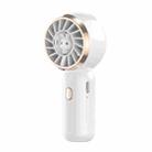 Mini Turbine Handheld Cute Rabbit Electric Fan(White) - 1