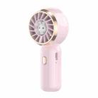 Mini Turbine Handheld Cute Rabbit Electric Fan(Pink) - 1