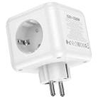 hoco BAC10 PD20W Type-C+3USB Ports with 3 Socket Desktop Charger, Plug:EU Plug(White) - 3