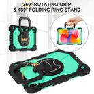 For Huawei Matepad SE 11 2024 Contrast Color Robot Silicone Hybrid PC Tablet Case(Black Mint Green) - 2