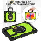 For Huawei Matepad SE 11 2024 Contrast Color Robot Silicone Hybrid PC Tablet Case(Black Yellow Green) - 2