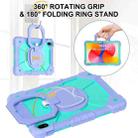 For Huawei Matepad SE 11 2024 Contrast Color Robot Silicone Hybrid PC Tablet Case(Purple Mint Green) - 2