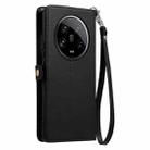 For Xiaomi 14 Ultra 5G Wallet Multi-card Slot Leather Phone Case with Lanyard(Black) - 3